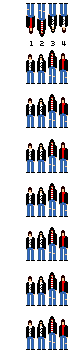 A Ramones zenekar nyolc példányban. Forrás: Flip Flop Flyin’